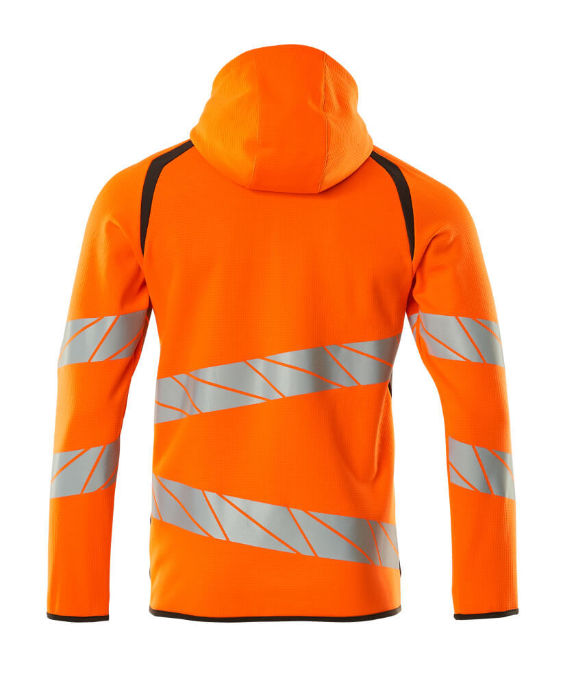 Kapuzenpullover mit Reißverschluss ACCELERATE SAFE Hi-vis Orange/Dunkelanthrazit XS