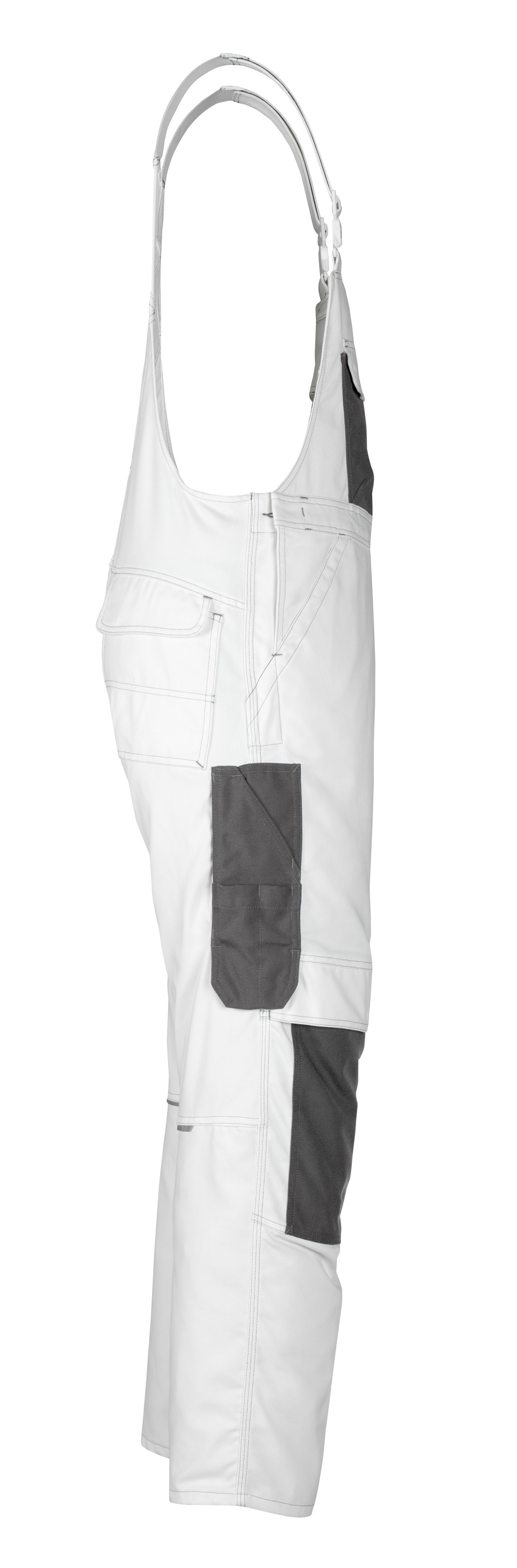 Latzhose mit Knietaschen HARDWEAR Weiß 76C46