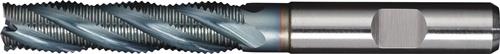 Schaftfräser DIN 844 Typ HR D.10mm Einsatz-L.53mm HSS-Co5 TiCN Weldon TW