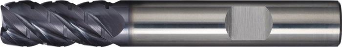 Schaftfräser DIN 6527 L Typ NF UNI VHM TiAlN 45 ° DIN 6535 HB Schneidenanzahl 4 lang 10 mm 22 mm 72 mm 10 mm