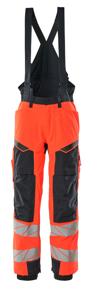 Winterhose ACCELERATE SAFE Hi-vis Rot/Schwarzblau XL