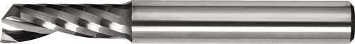 Einzahnfräser Typ W D.10mm VHM 25Grad HA Z.1 lang TECWERK