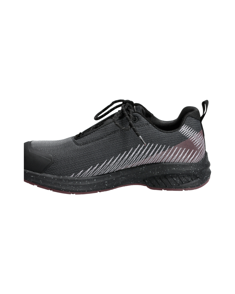 Sicherheitsschuhe FOOTWEAR CUSTOMIZED Anthrazitgrau/Bordeaux 1039