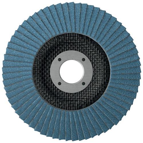 Fächerscheibe BASIC D.125mm K.60 gekr.Stahl,VA ZA-ZK TYROLIT