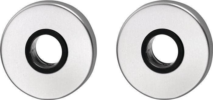 Drückerrosette EST Schildstärke 8 mm Drückerloch rund Paar 051