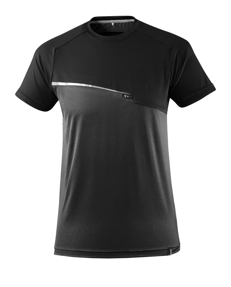 T-Shirt ADVANCED Schwarz 2XL