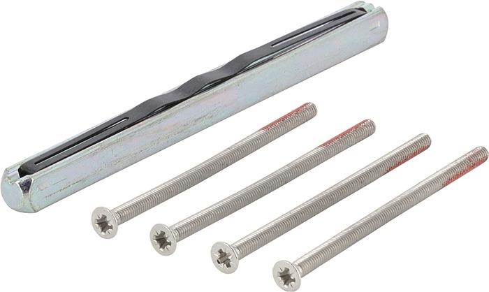 Befestigungsset Sertos® FS-G/G 65-70 mm M4 x 75 Vierkant 9 x 125 mm HOPPE
