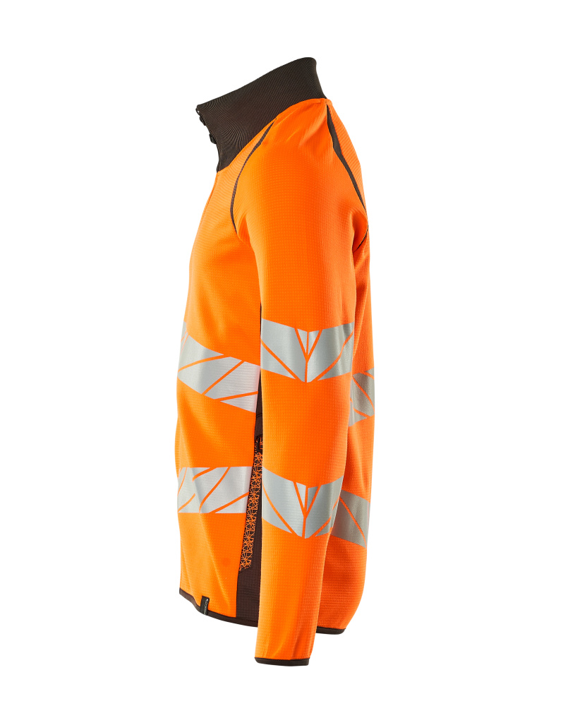 Sweatshirt mit Reißverschluss ACCELERATE SAFE Hi-vis Orange/Dunkelanthrazit 4XL