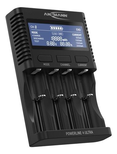 Universalladegerät UBC Powerline 4 Ultra m.Netzt.1,2V NiMH,Li-Ion 3,6V