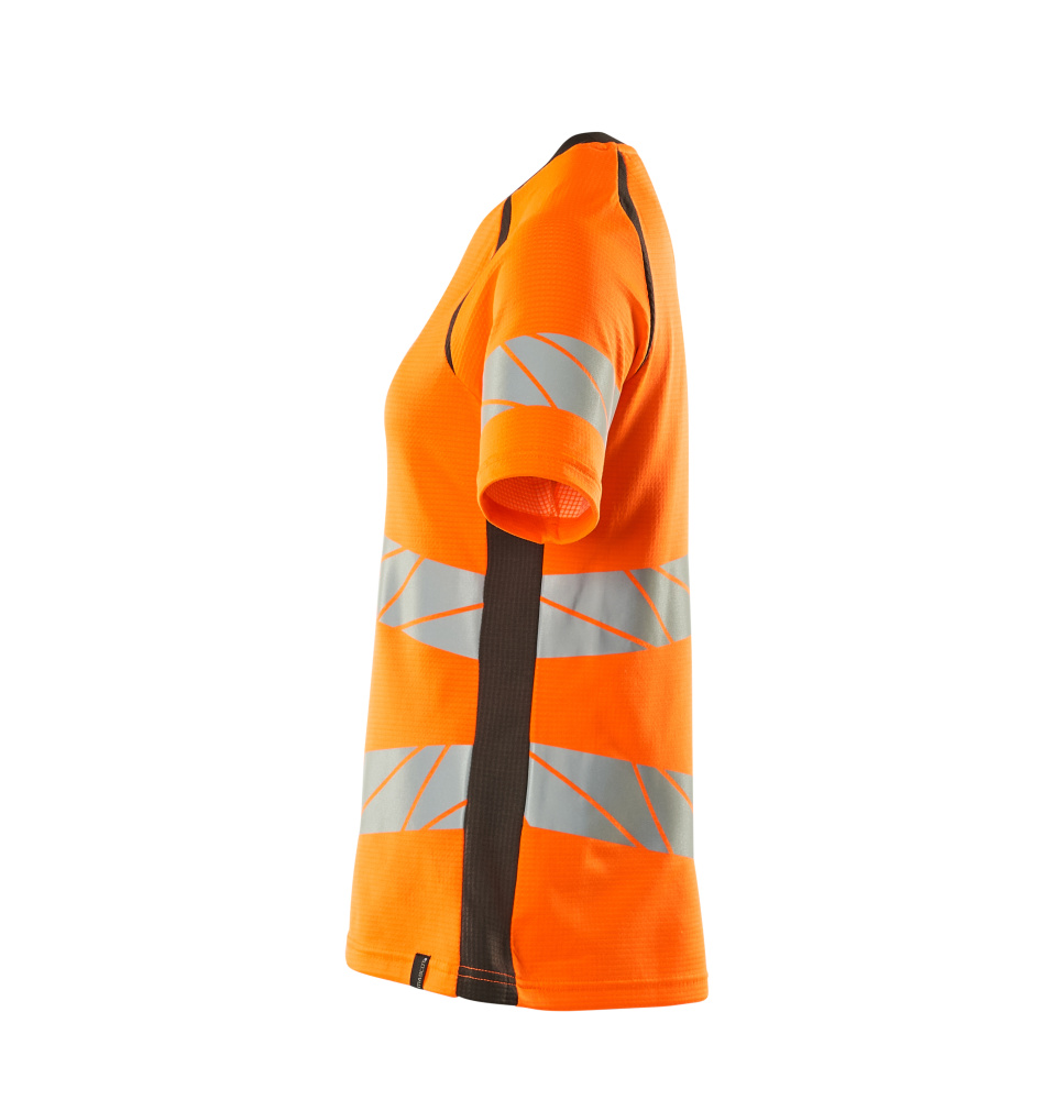 Damen-Passform T-Shirt ACCELERATE SAFE Hi-vis Orange/Dunkelanthrazit 5XLONE