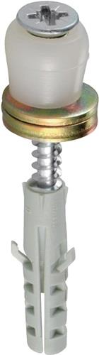 Führungsrolle 258 DÜ STA verzinkt,gelb Kunststoffrolle HELM