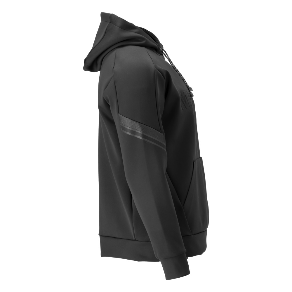 Fleece Kapuzenpullover CUSTOMIZED Schwarz XL