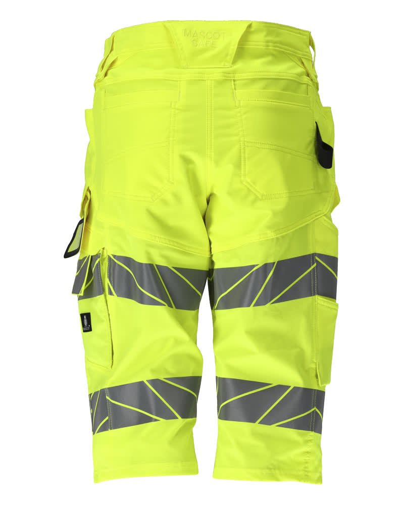 Damen-Passform DIAMOND Shorts, lang ACCELERATE SAFE Hi-vis Gelb C56