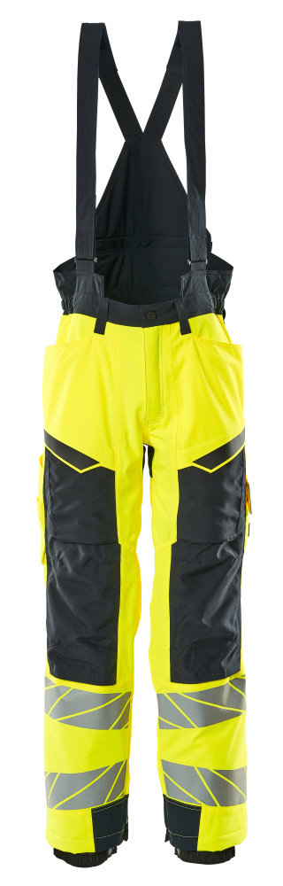Winterhose ACCELERATE SAFE Hi-vis Gelb/Schwarzblau L