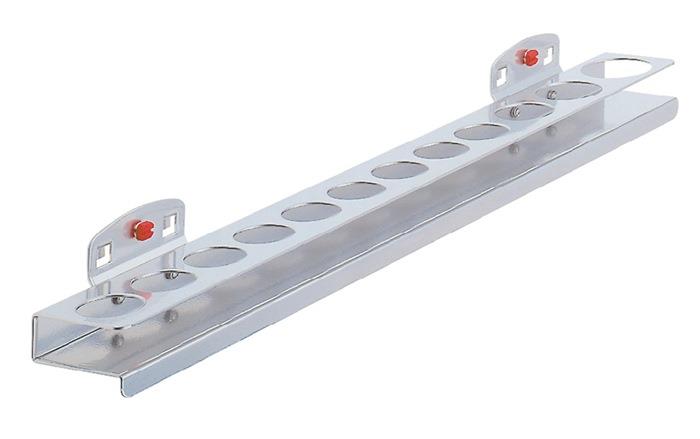 Nusshalter H30xB390xT45mm für 12 Nüsse passend für Lochplatten RASTERPLAN