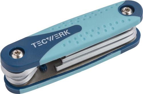 Schraubendrehersatz 7-tlg.Handklapphalter SW 2-8mm S2-Stahl TECWERK