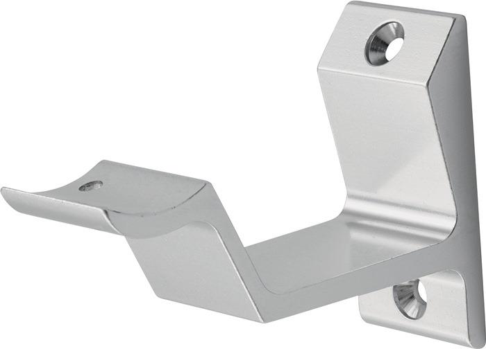 Handlaufträger 3542 Aluminium silberfarbig eloxiert gewölbte Auflage HERMETA