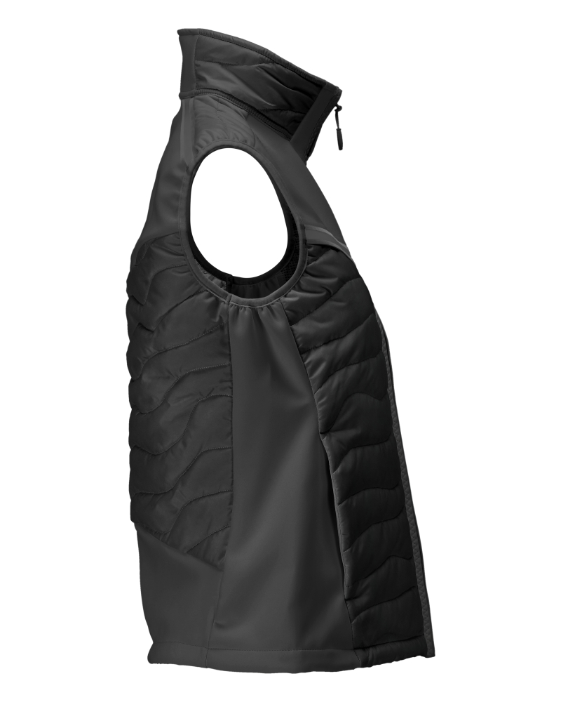 Damen-Passform Thermoweste CUSTOMIZED Schwarz 5XL