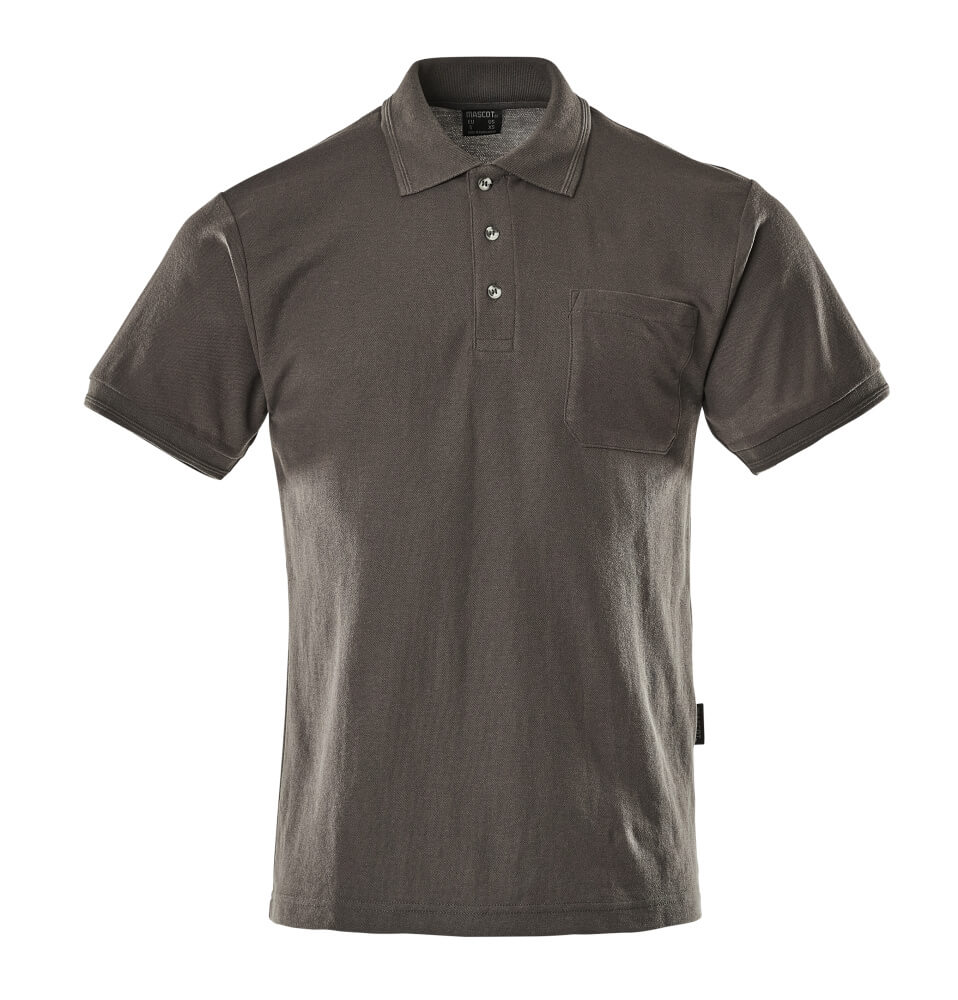 Polo-Shirt mit Brusttasche CROSSOVER Dunkelanthrazit 2XL