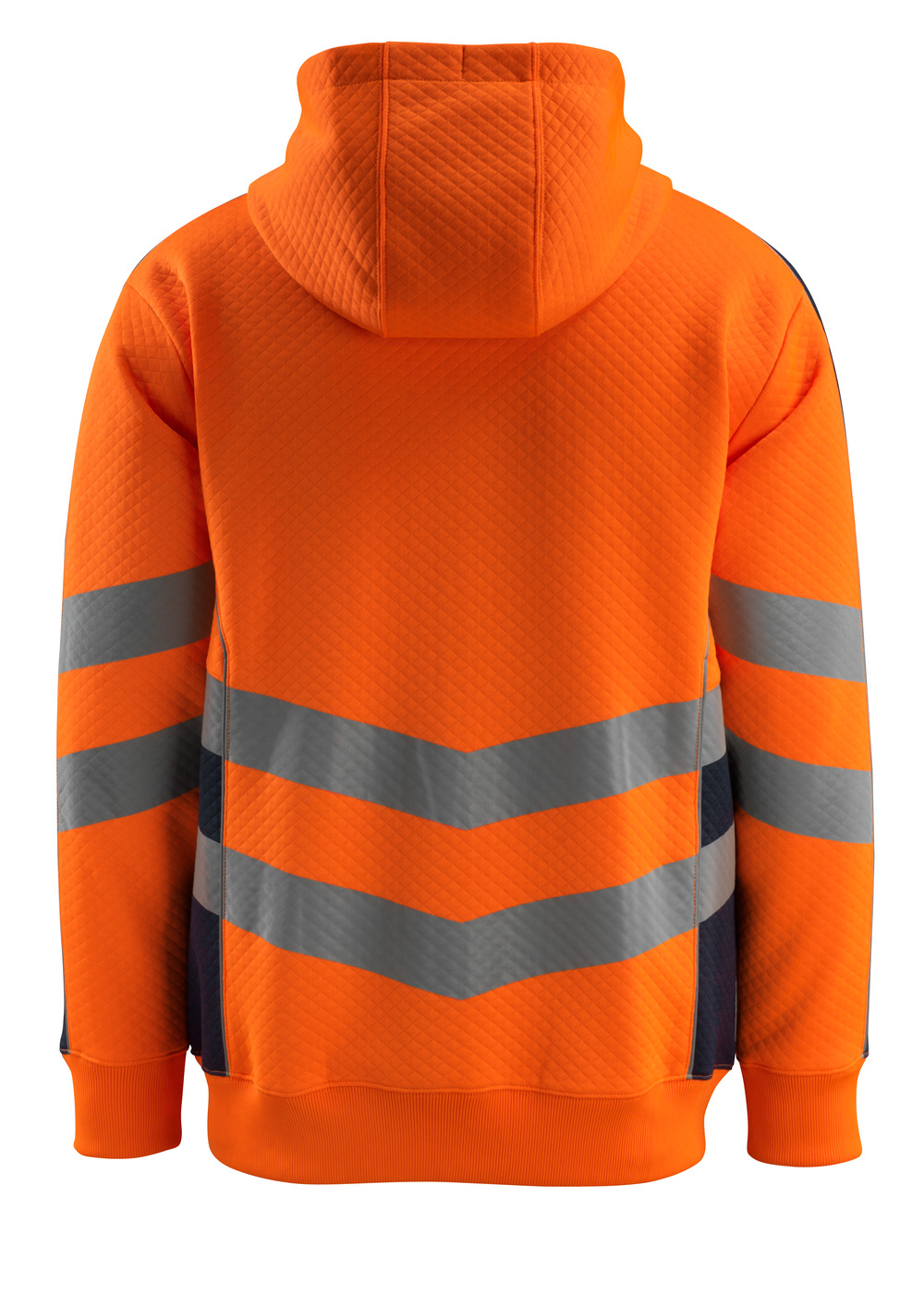 Kapuzenpullover mit Reißverschluss SAFE SUPREME Hi-vis Orange/Schwarzblau 4XL