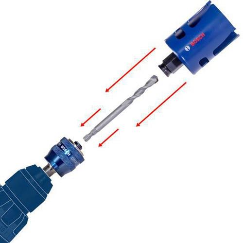 Lochsägen-Set PRO Multi Material PC Plus 14-tlg.20-76mm Schnitt-T.44mm