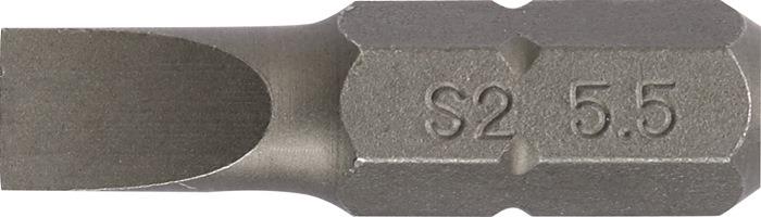 Bit für Schlitzschrauben 4,5 mm 0,6 mm 25 mm DIN 3126, Form C 6,3 1/4 ″ C6,3