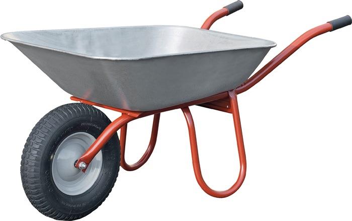 Schubkarre Carry 85 l Luftrad Stahlfelge mit Kunststoffgleitlager CAPITO