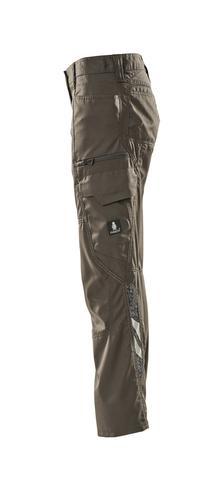 Damen-Passform PEARL Hose mit Schenkeltasche ACCELERATE Dunkelanthrazit 82C40