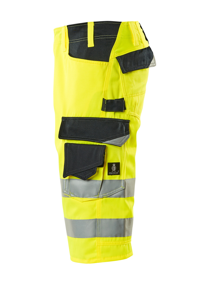 Shorts, lang SAFE SUPREME Hi-vis Gelb/Schwarzblau C48