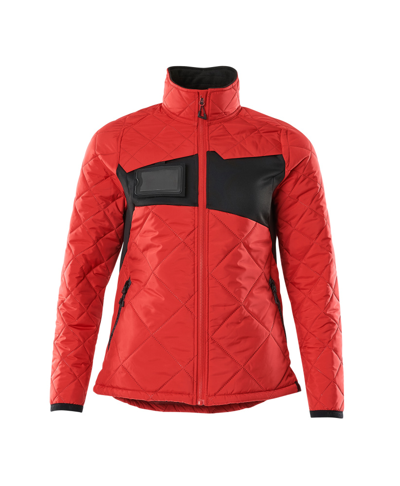 Damen-Passform Thermojacke ACCELERATE Verkehrsrot/Schwarz 5XL