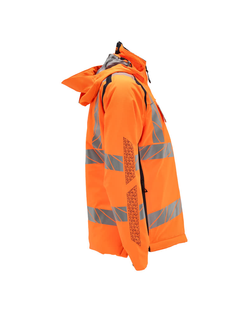 Damen-Passform Winterjacke ACCELERATE SAFE Hi-vis Orange/Schwarzblau 3XL