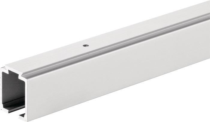 Laufschiene 140 Aluminium EV1 eloxiert 2100 mm 910-1100 mm Deckenmontage 2100 mm
