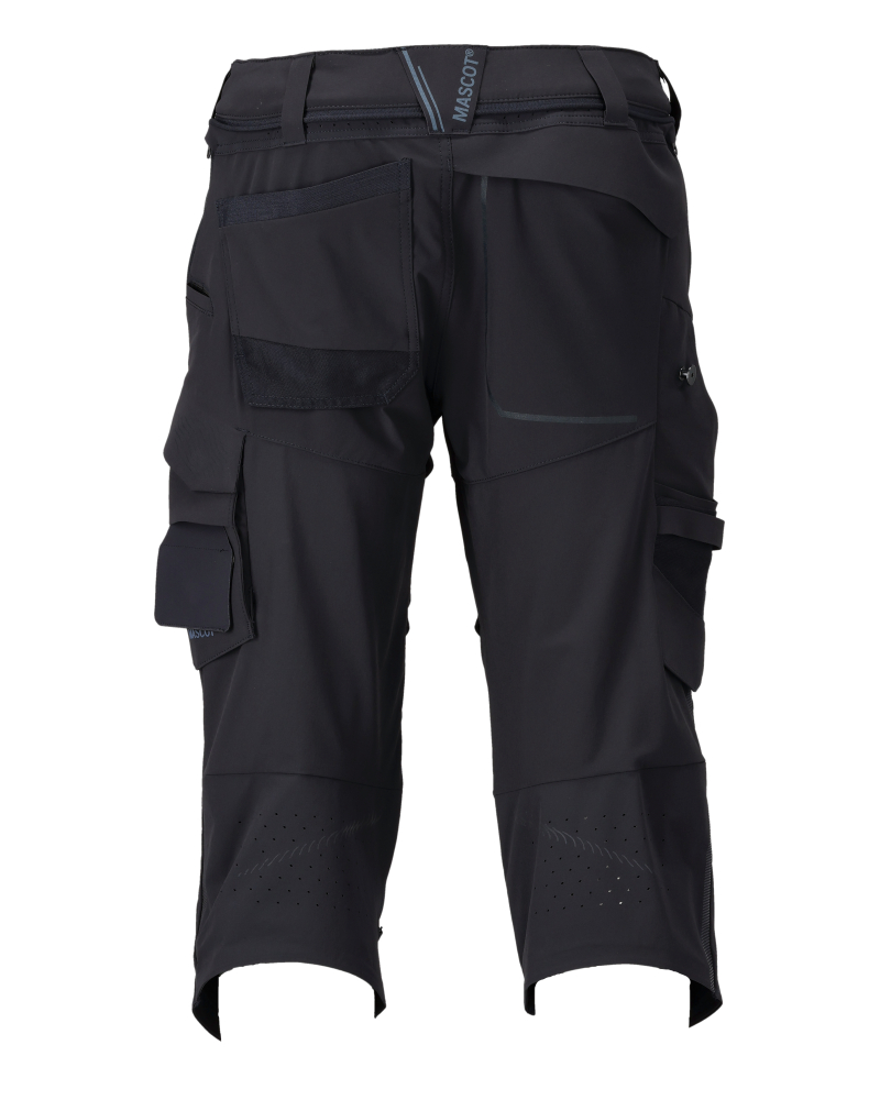 Dreiviertel-Hose mit Knietaschen CUSTOMIZED Schwarzblau C64