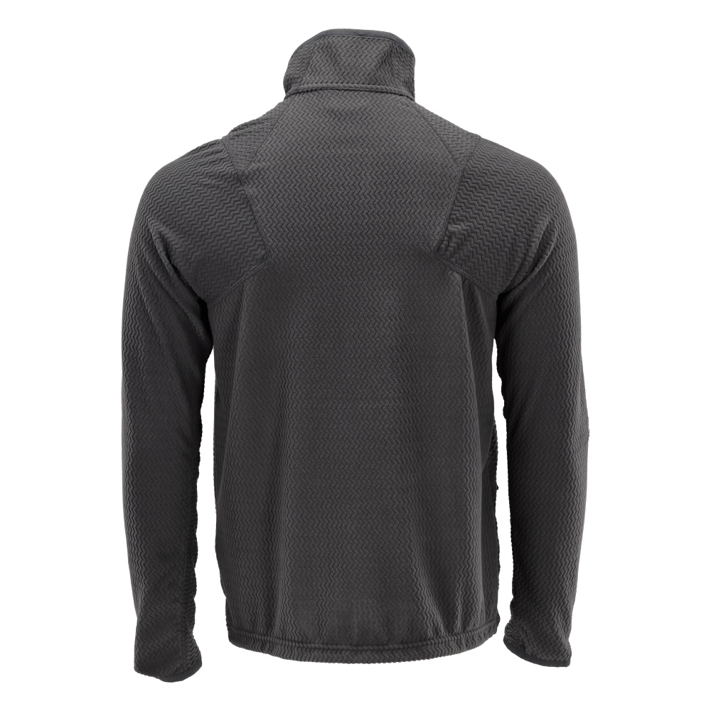 Microfleece Pullover mit Reißverschluss CUSTOMIZED Anthrazitgrau 4XL