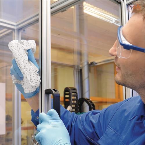 Tü.Polytex®light 1-lagig,m.Polytex-Präg.weiß L.ca.400 mmxB.ca.420mm 12x35St.=420