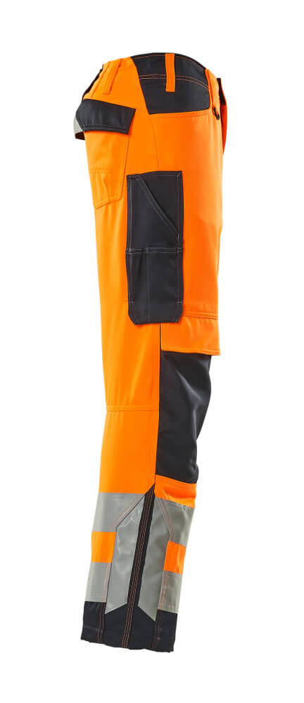 Hose mit Knietaschen SAFE SUPREME Hi-vis Orange/Schwarzblau 82C46