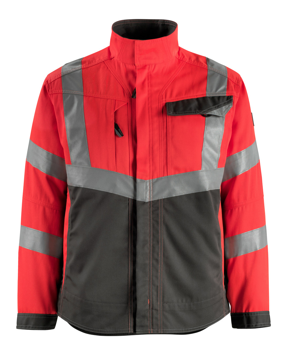 Jacke SAFE SUPREME Hi-vis Rot/Dunkelanthrazit L