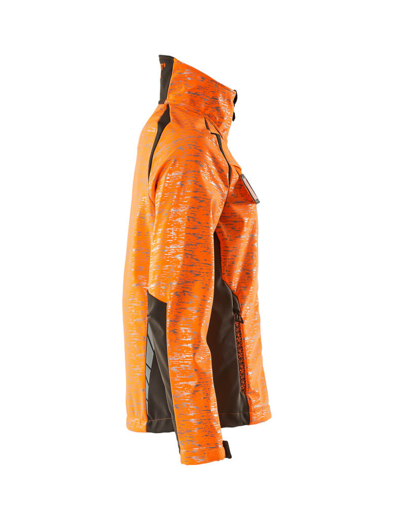 Damen-Passform Softshelljacke ACCELERATE SAFE Hi-vis Orange/Dunkelanthrazit 2XL