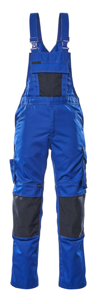 Latzhose mit Knietaschen UNIQUE Kornblau/Schwarzblau 76C48