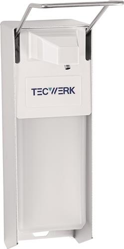 Desinfektions- u.Spender H165xB95xT290ca.mm ABS m.Hebel weiß 1l TECWERK
