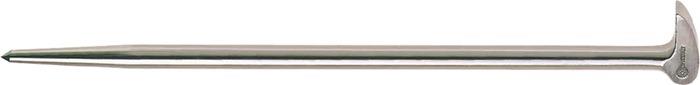 Rollkopfhebeleisen Länge 400 mm Ø 14 mm vernickelt PROMAT