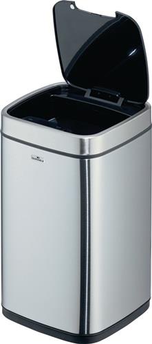 Abfallsammler NO TOUCH 12L 12l H430mm VA/Ku.metallic silber DURABLE