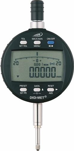 Messuhr DIGI-MET IP42 12,5mm Abl.mm 0,0005 dig.H.PREISSER