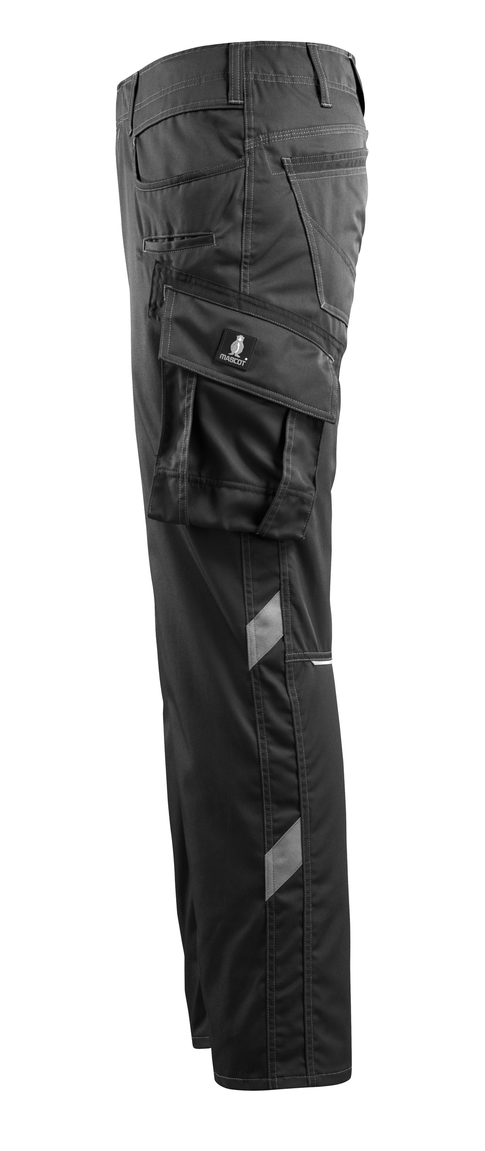 Hose mit Schenkeltaschen UNIQUE Schwarz 82C50