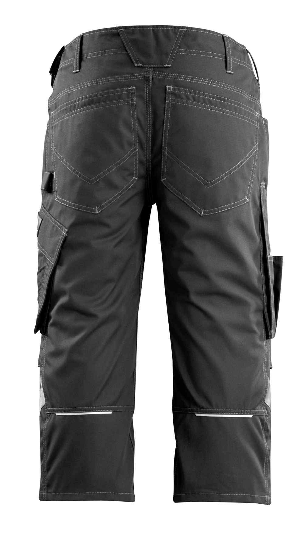 Dreiviertel-Hose mit Knietaschen UNIQUE Schwarz C49
