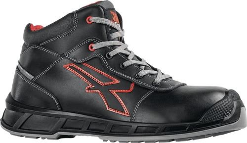 Sicherheitsstiefel Sting Gr.42 W.11 schwarz-rot S3S CI FO SR ESD