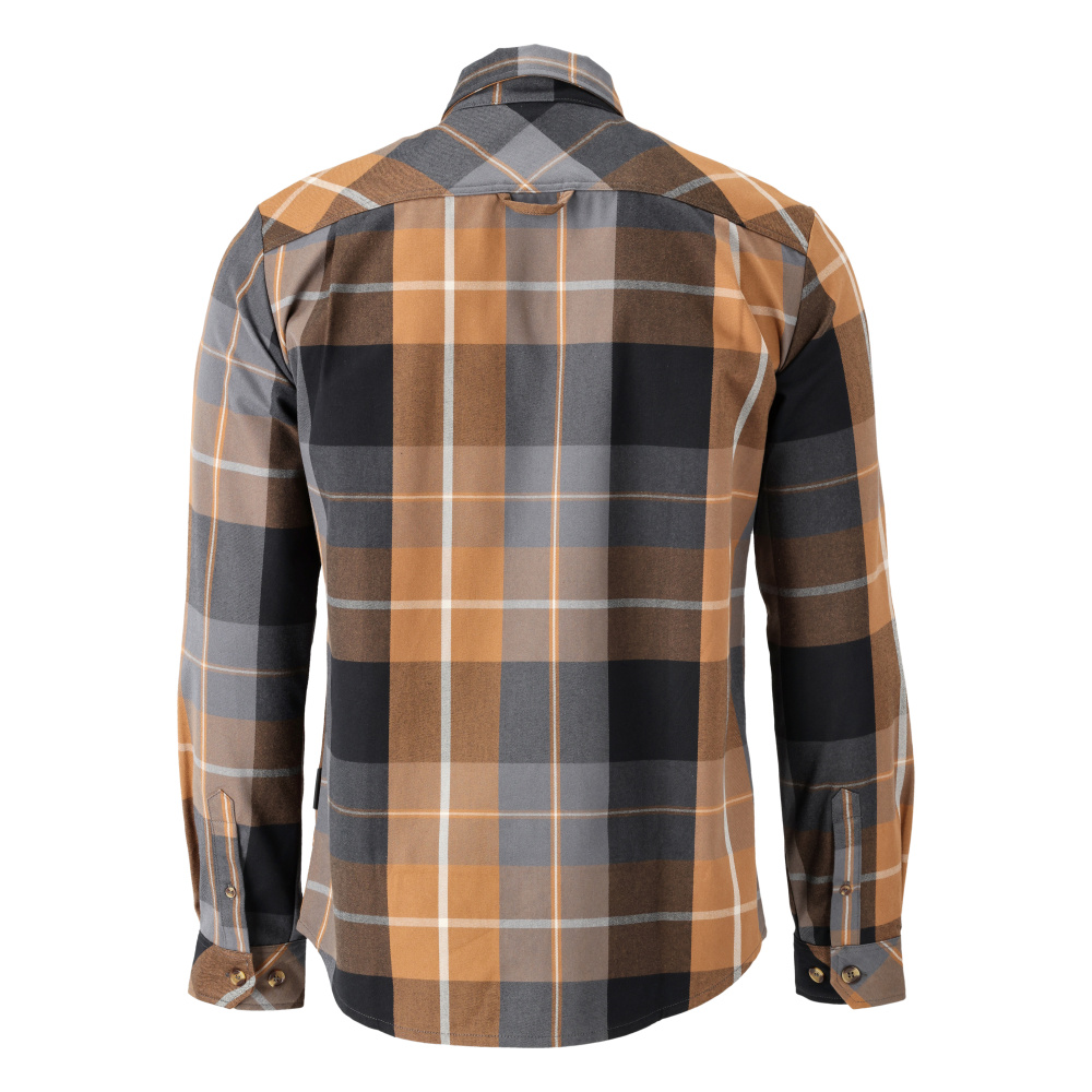 Hemd CUSTOMIZED Nussbraun-kariert 3XL
