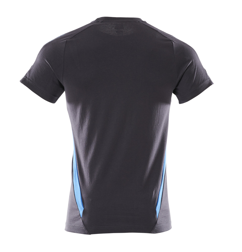 T-Shirt ACCELERATE Schwarzblau/Azurblau M  ONE