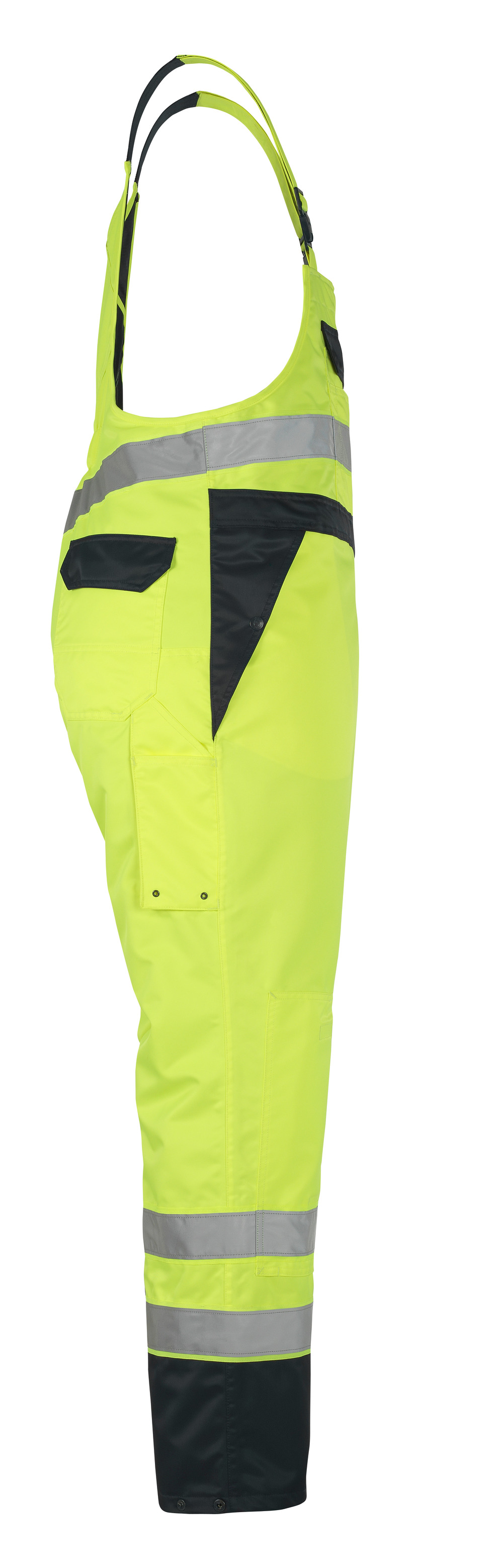 Überziehlatzhose SAFE IMAGE Hi-vis Gelb/Marine 3XL