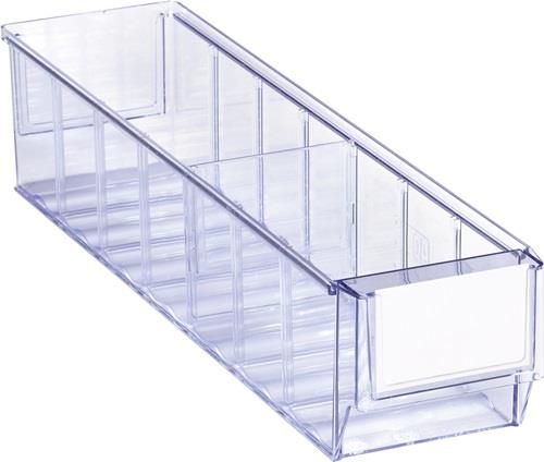 Regalkasten L400xB91xH81mm transp.SAN PROMAT